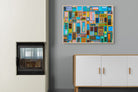 Shut the Door-Wall_Art-100 x 75cm-Mounted Canvas-Wood-Pixalot