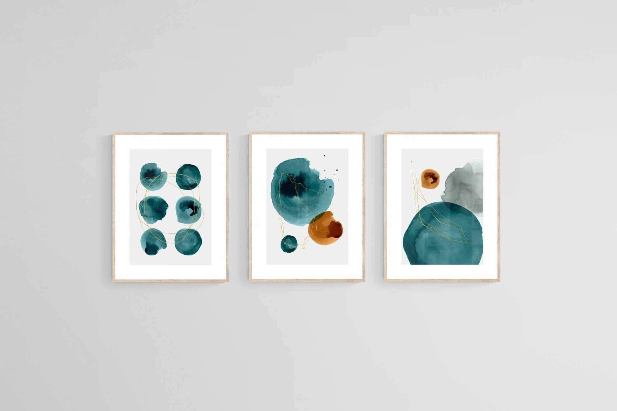 Simpatico Set-Wall_Art-45 x 60cm (x3)-Framed Print-Wood-Pixalot