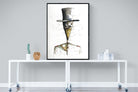 Sir Duck-Wall_Art-90 x 120cm-Mounted Canvas-Black-Pixalot