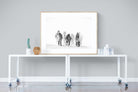 Snowy Gallop-Wall_Art-120 x 90cm-Framed Print-Wood-Pixalot