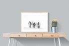 Snowy Gallop-Wall_Art-80 x 60cm-Framed Print-Wood-Pixalot