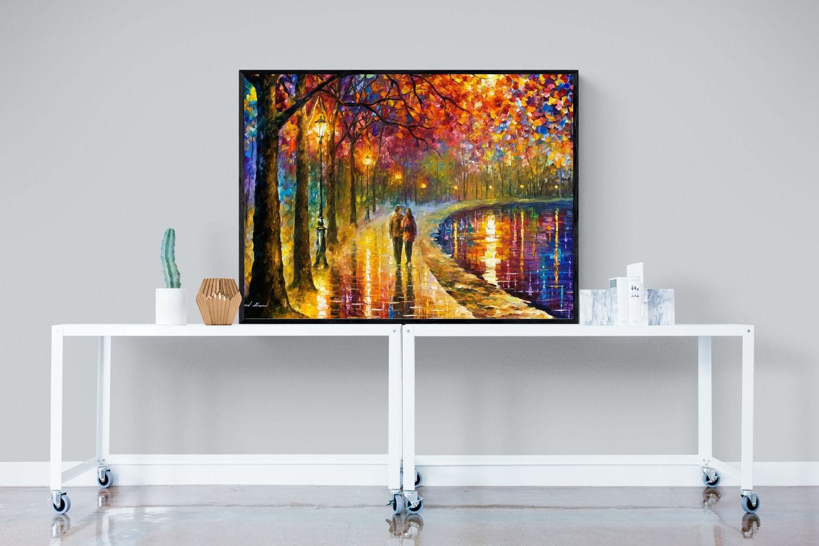 Spirits By The Lake-Wall_Art-120 x 90cm-Mounted Canvas-Black-Pixalot