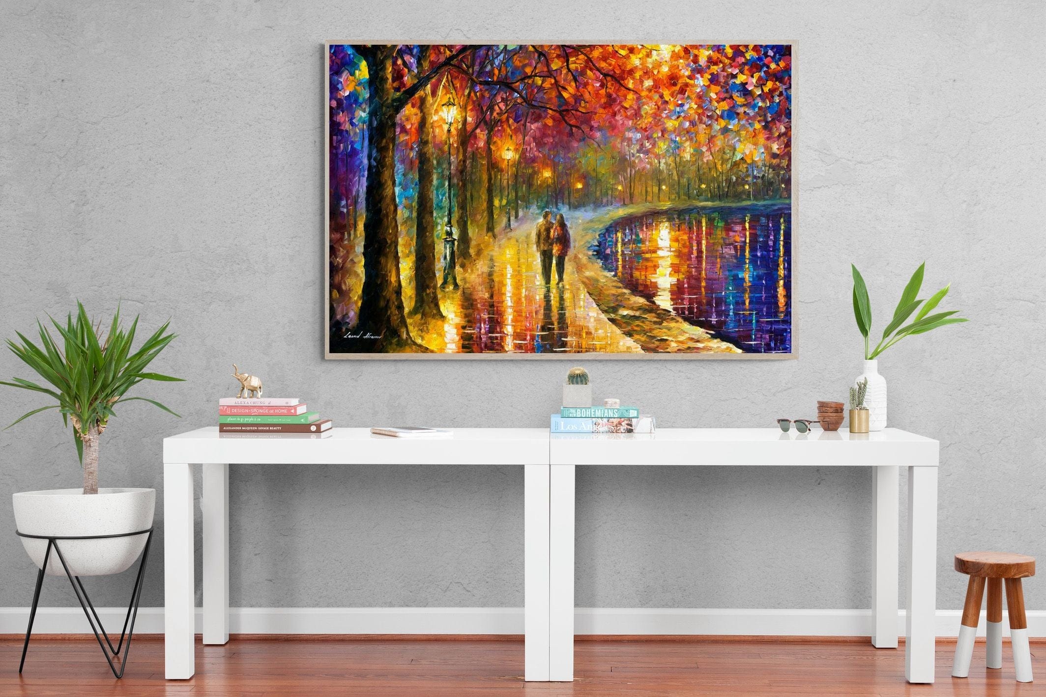 Spirits By The Lake-Wall_Art-150 x 100cm-Mounted Canvas-Wood-Pixalot