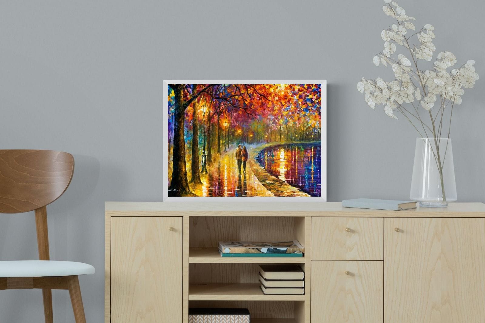 Spirits By The Lake-Wall_Art-60 x 45cm-Mounted Canvas-White-Pixalot