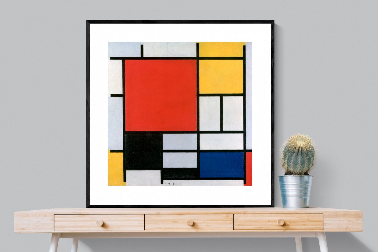 Pixalot Square Composition by Mondrian