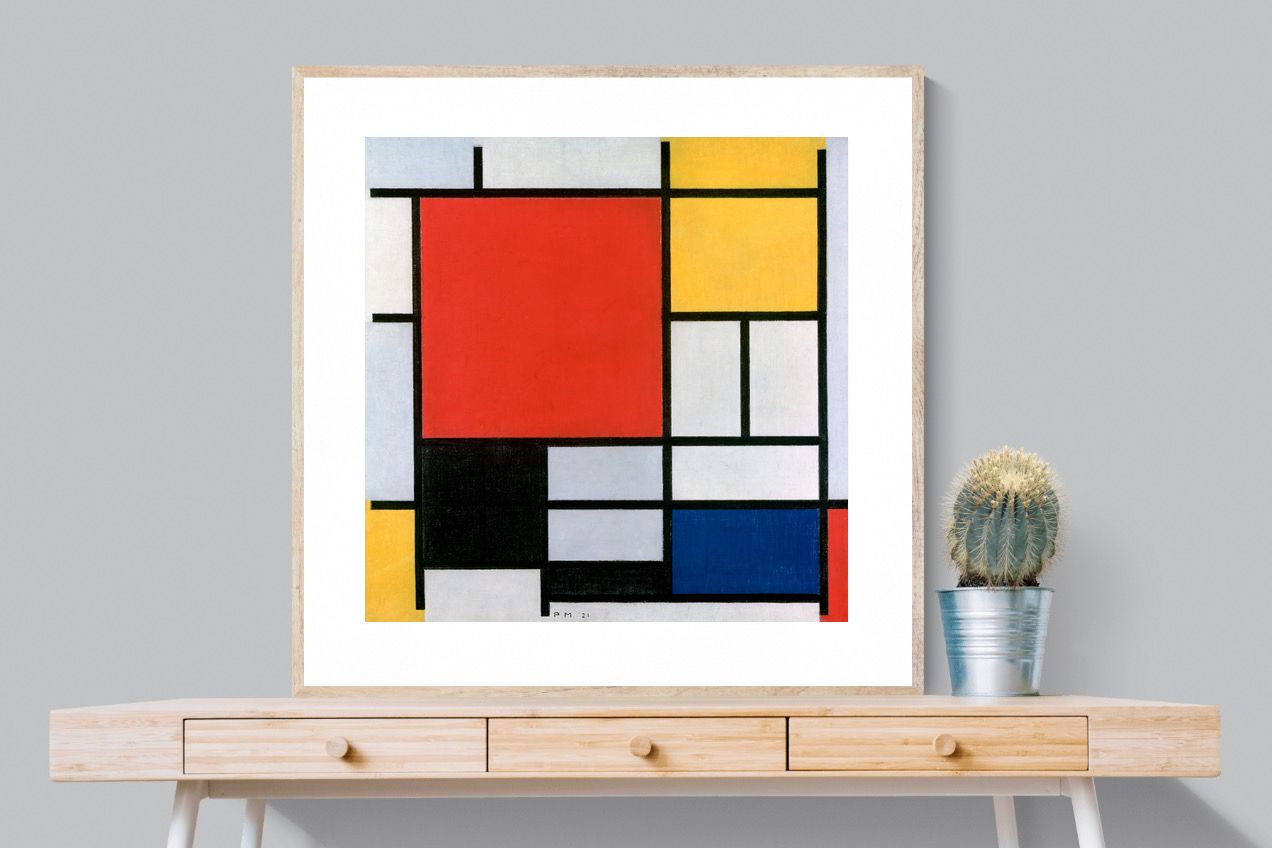 Pixalot Square Composition by Mondrian