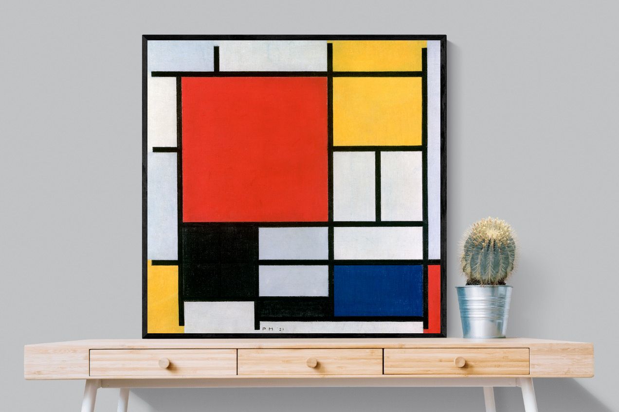 Pixalot Square Composition by Mondrian