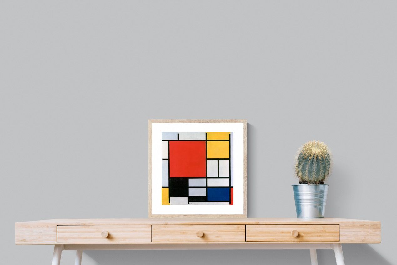 Pixalot Square Composition by Mondrian