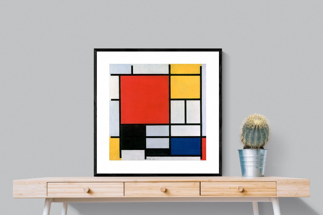 Pixalot Square Composition by Mondrian