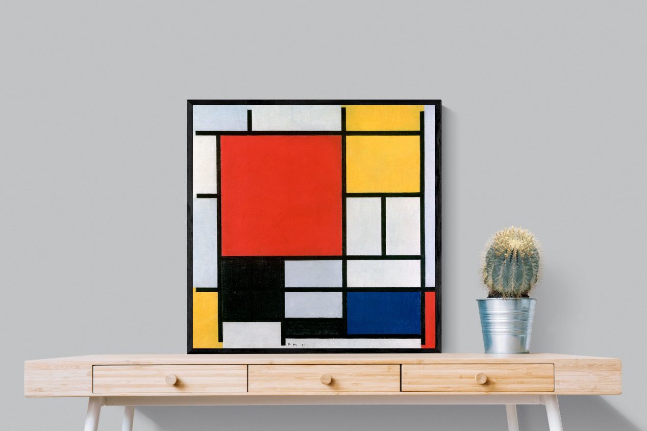 Pixalot Square Composition by Mondrian