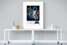 Star Wars Movie Poster-Wall_Art-90 x 120cm-Framed Print-Wood-Pixalot