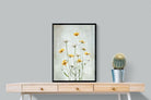 Summer Flowers-Wall_Art-60 x 80cm-Mounted Canvas-Black-Pixalot