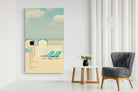 Sun Loungers-Wall_Art-130 x 220cm-Mounted Canvas-No Frame-Pixalot
