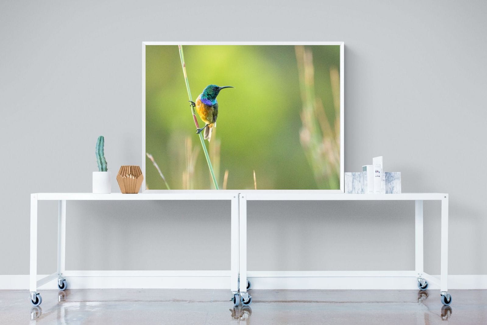 Sunbird-Wall_Art-120 x 90cm-Mounted Canvas-White-Pixalot