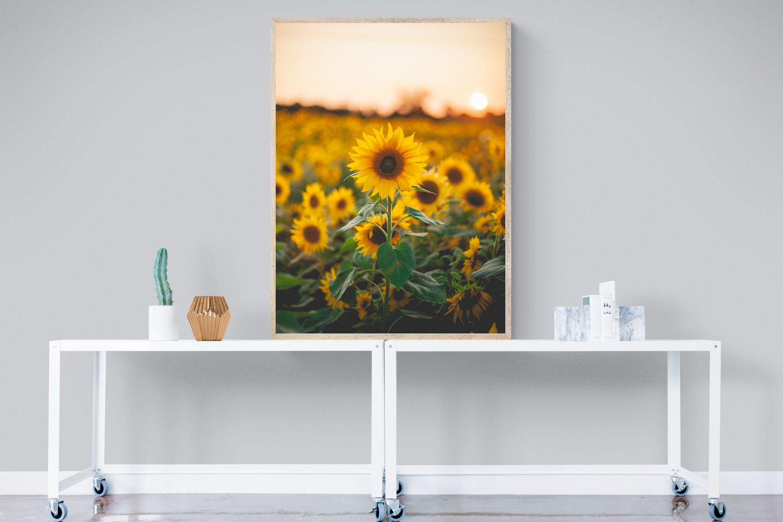 Pixalot Sunflowers at Sunset