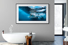 Surf Plunge-Wall_Art-180 x 110cm-Framed Print-Black-Pixalot