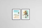 Surf's Up Set-Wall_Art-45 x 60cm (x2)-Framed Print-Black-Pixalot