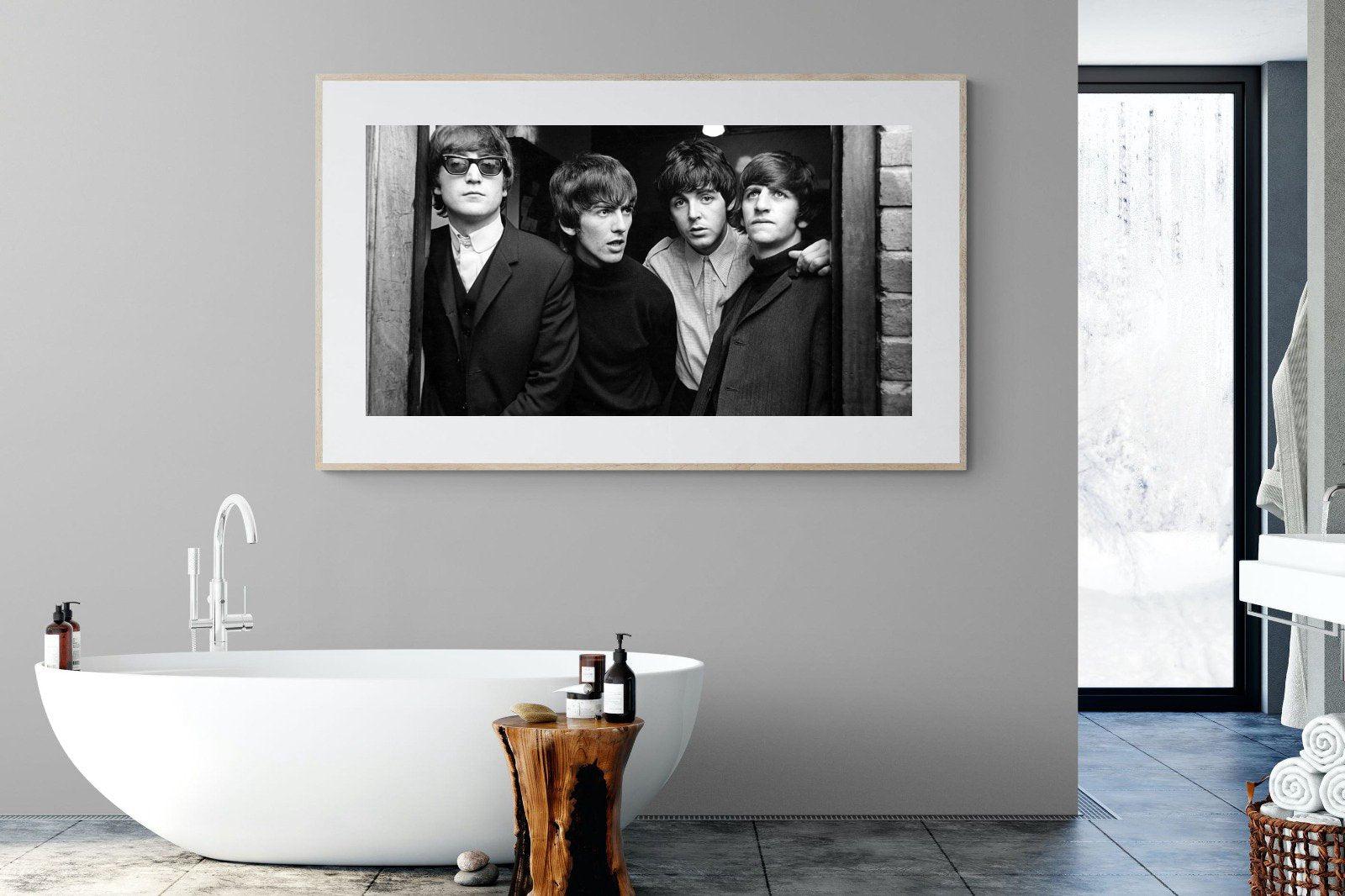 The Beetles-Wall_Art-180 x 110cm-Framed Print-Wood-Pixalot