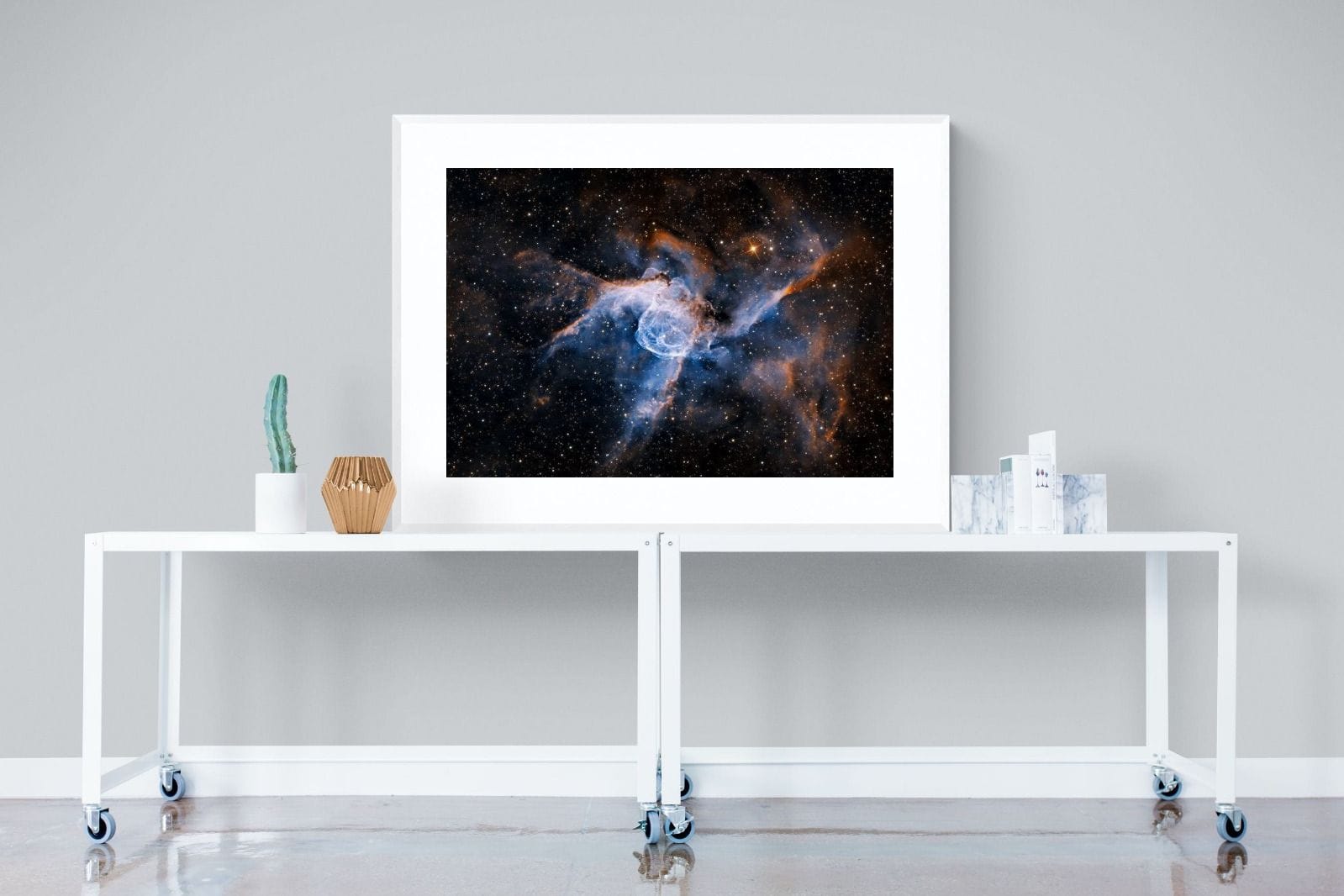 Thor's Helmet-Wall_Art-120 x 90cm-Framed Print-White-Pixalot