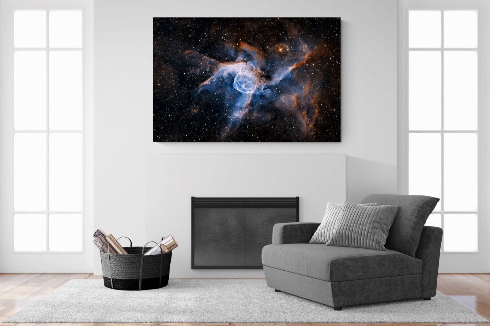 Thor's Helmet-Wall_Art-150 x 100cm-Mounted Canvas-No Frame-Pixalot