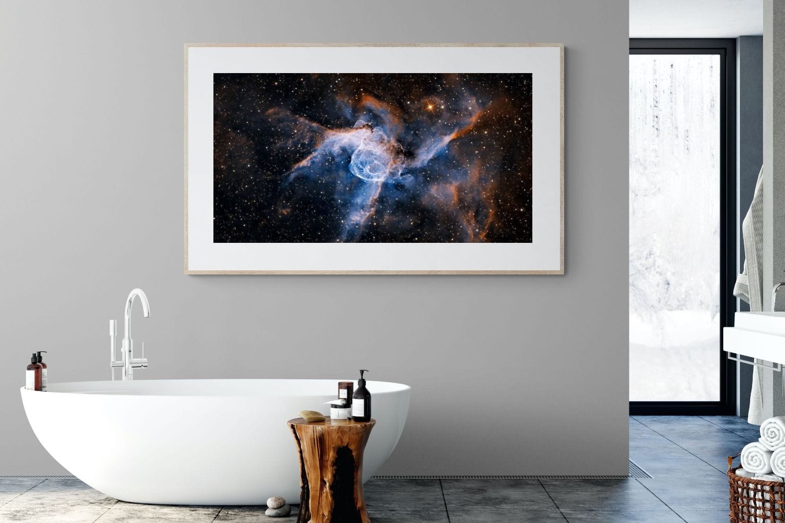 Thor's Helmet-Wall_Art-180 x 110cm-Framed Print-Wood-Pixalot