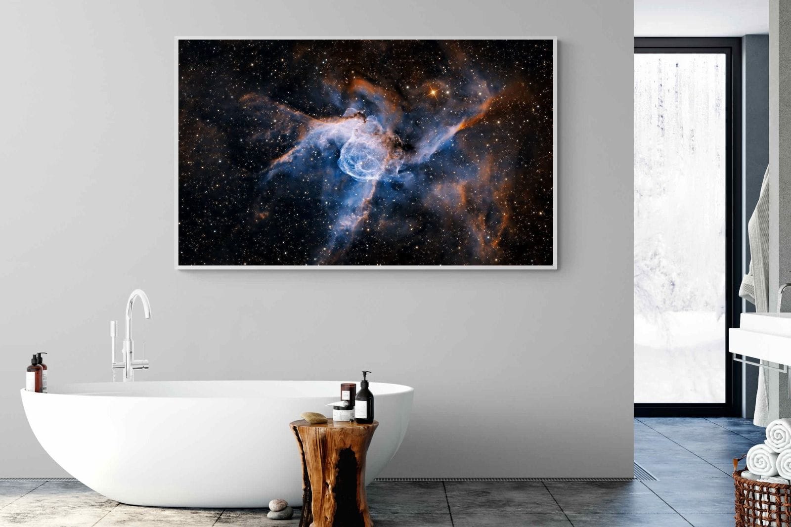 Thor's Helmet-Wall_Art-180 x 110cm-Mounted Canvas-White-Pixalot