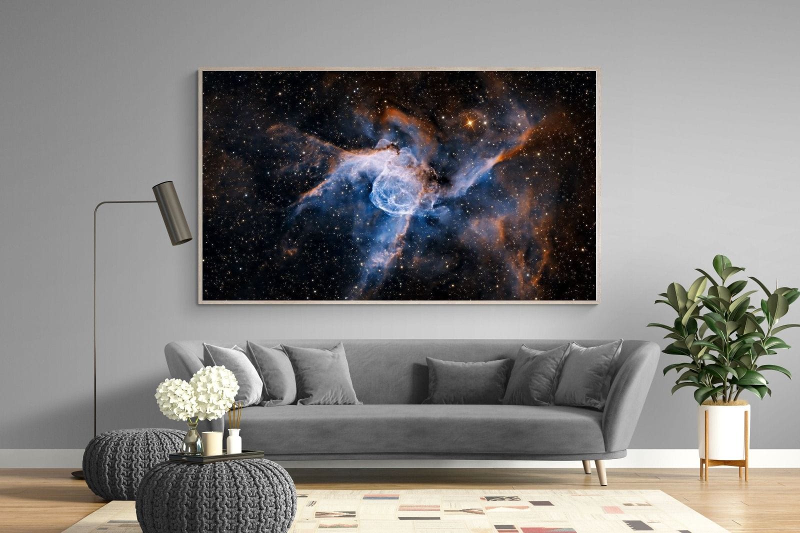 Thor's Helmet-Wall_Art-220 x 130cm-Mounted Canvas-Wood-Pixalot