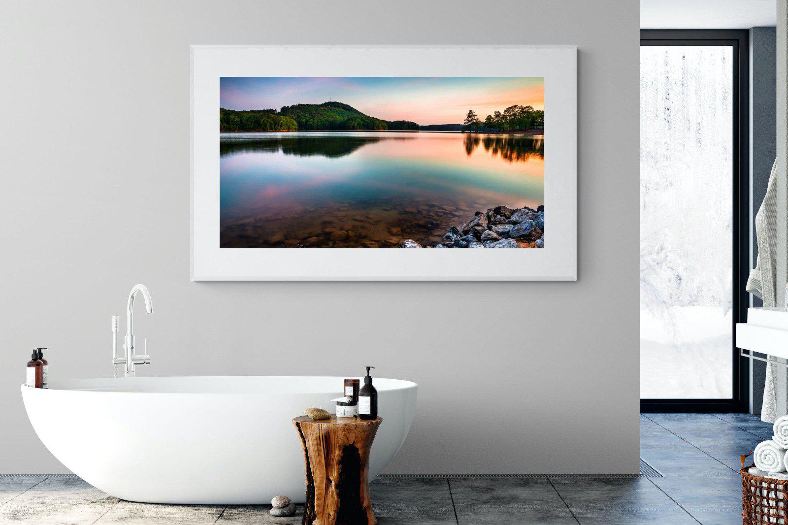 Tranquil-Wall_Art-180 x 110cm-Framed Print-White-Pixalot