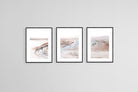 Tranquility Triptych-Wall_Art-45 x 60cm (x3)-Framed Print-Black-Pixalot