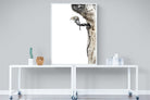 Tree Squirrel-Wall_Art-90 x 120cm-Mounted Canvas-White-Pixalot
