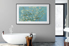 Van Gogh Almond Blossoms-Wall_Art-180 x 110cm-Framed Print-Black-Pixalot
