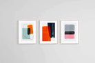 Vibrant Set-Wall_Art-45 x 60cm (x3)-Framed Print-Wood-Pixalot