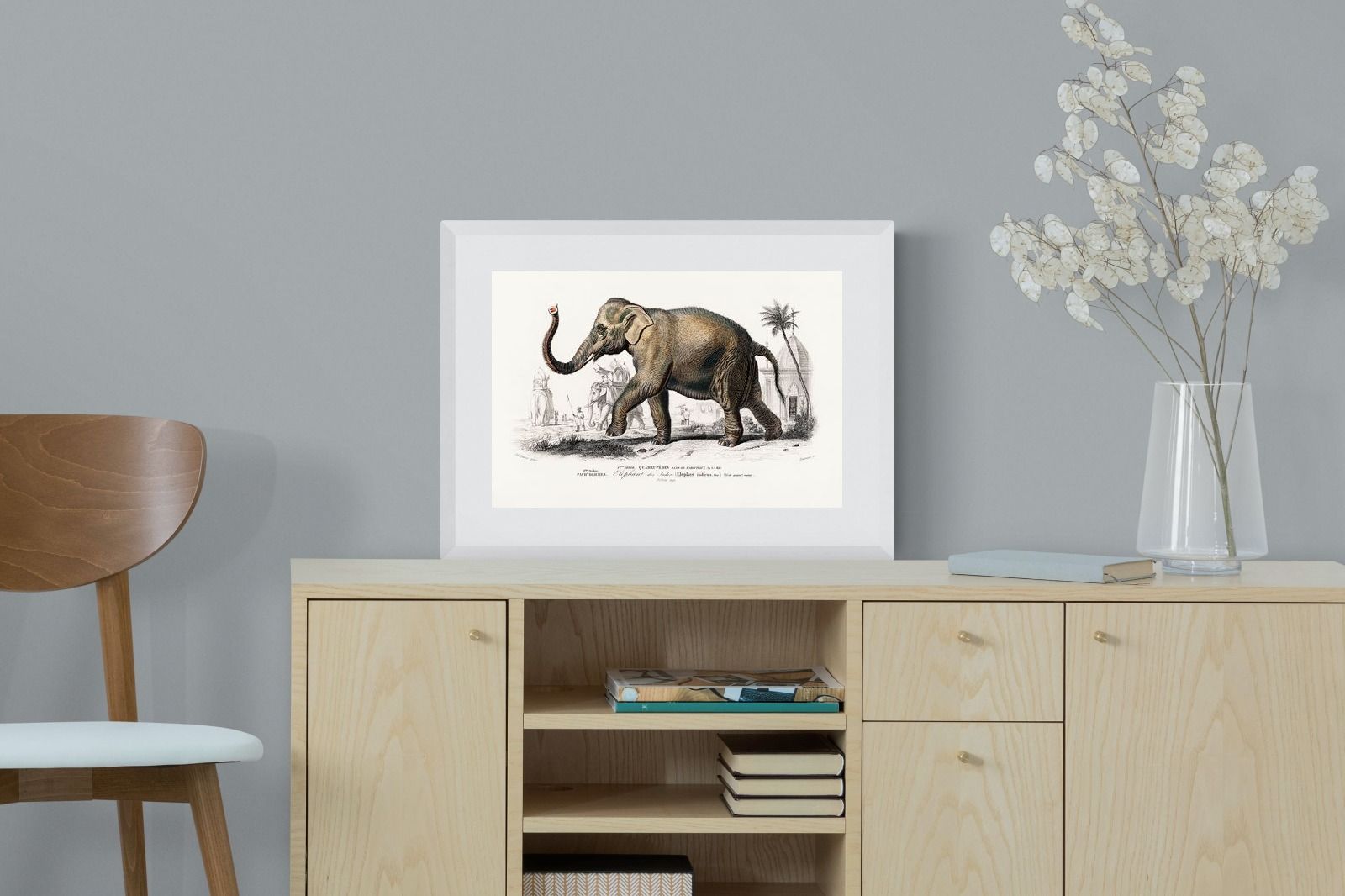 Pixalot Vintage Elephant Illustration