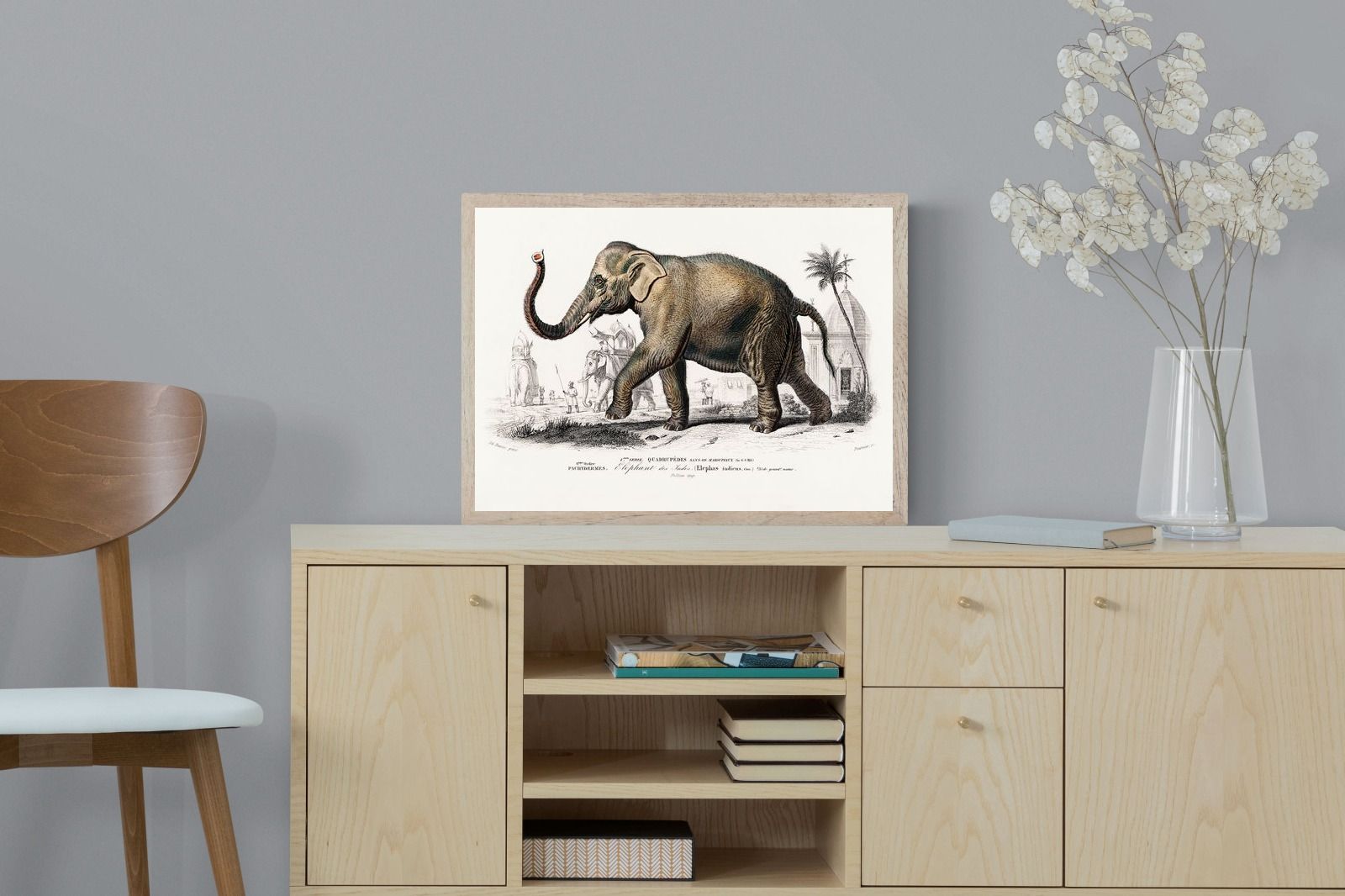 Pixalot Vintage Elephant Illustration