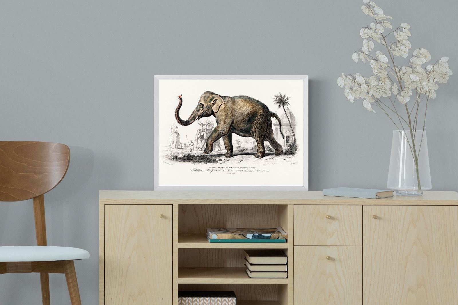 Pixalot Vintage Elephant Illustration