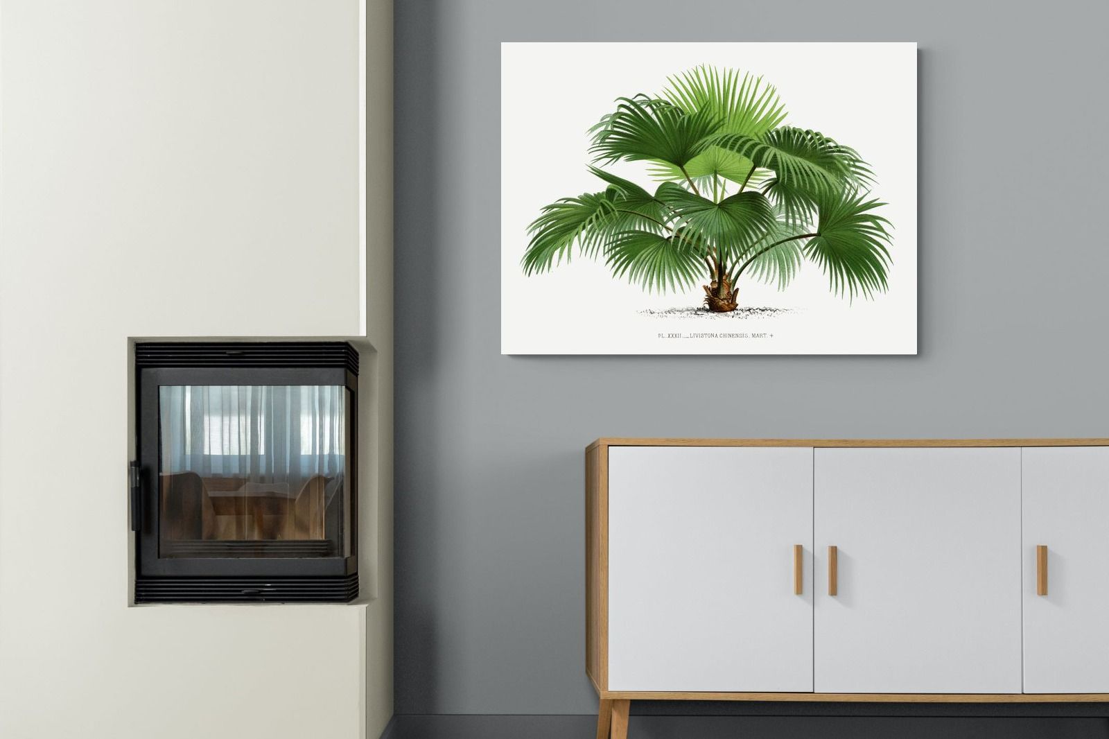 Pixalot Vintage Palm Illustration #1