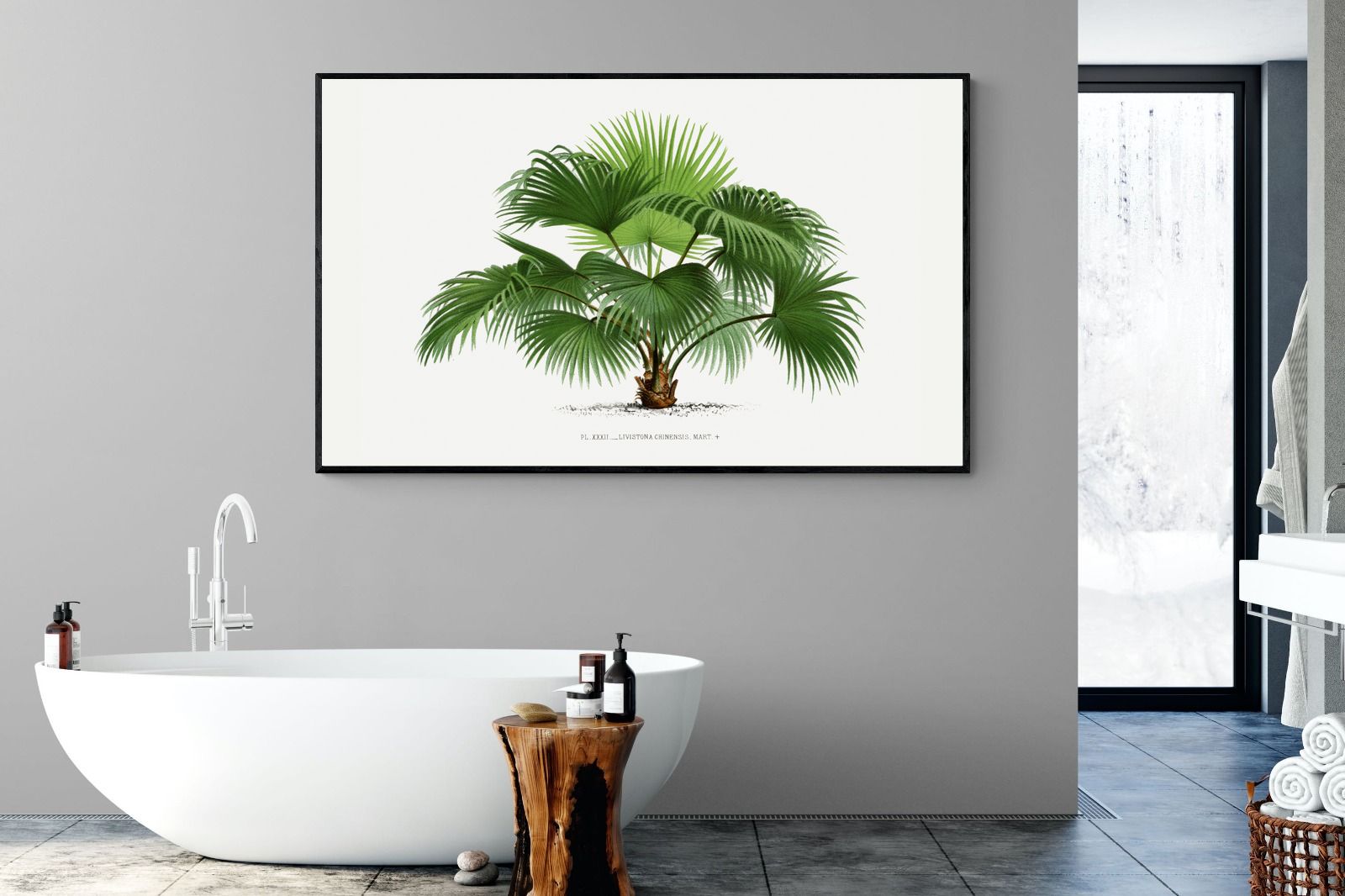 Pixalot Vintage Palm Illustration #1