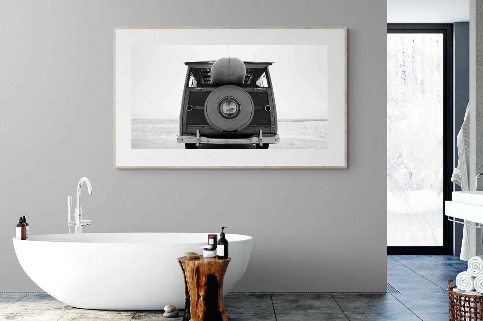 Vintage Surf-Wall_Art-180 x 110cm-Framed Print-Wood-Pixalot