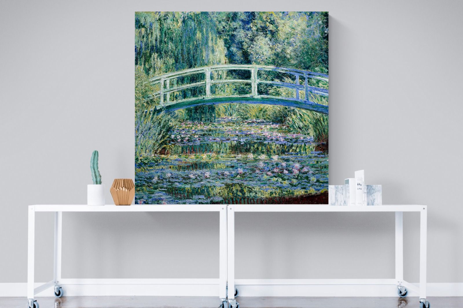 Pixalot Water Lilies and Japanese Bridge