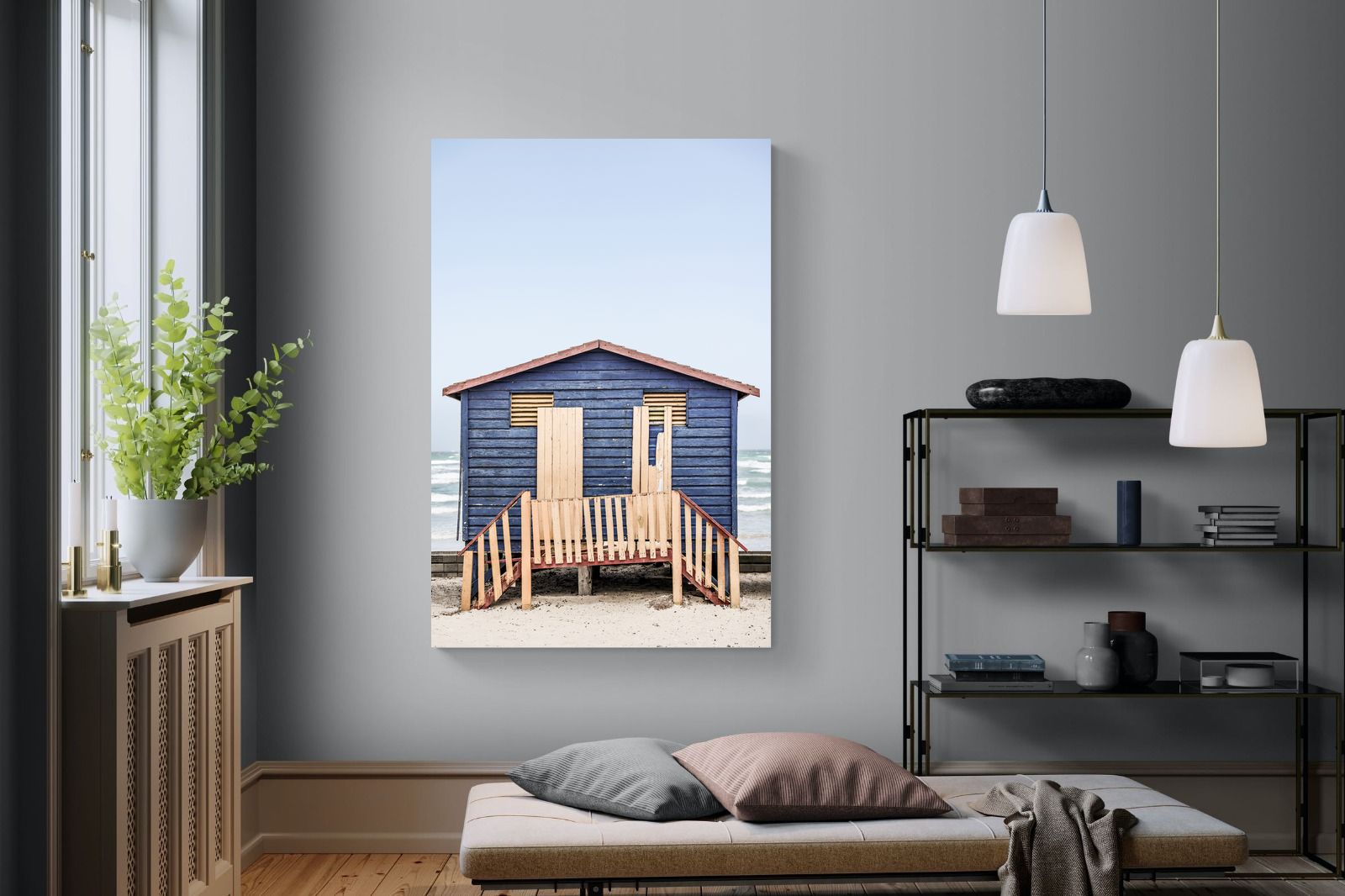 Pixalot Weathered Beach Hut