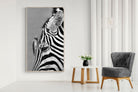 Zebra Sip-Wall_Art-130 x 220cm-Mounted Canvas-Wood-Pixalot
