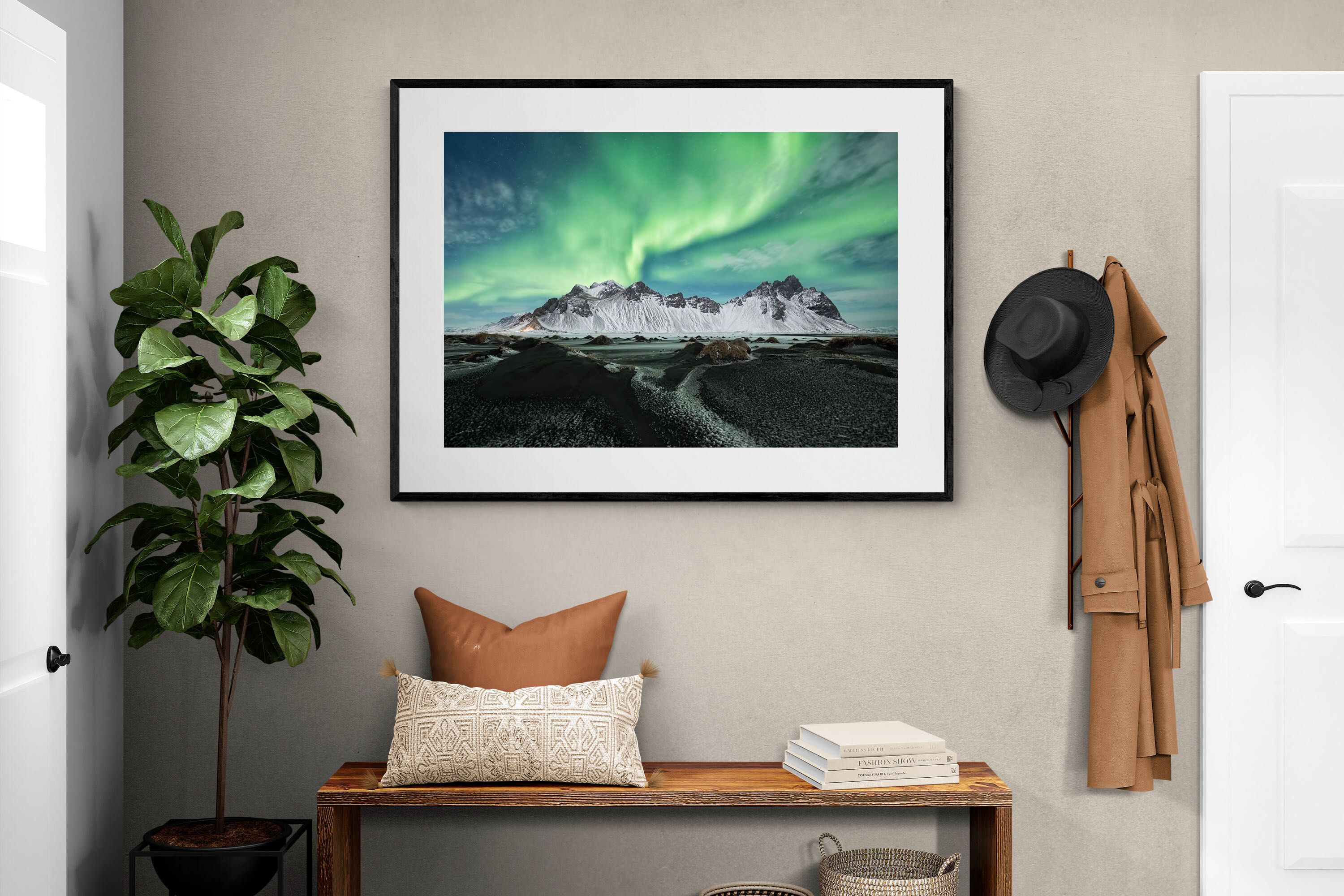 Pixalot Aurora Over Ice