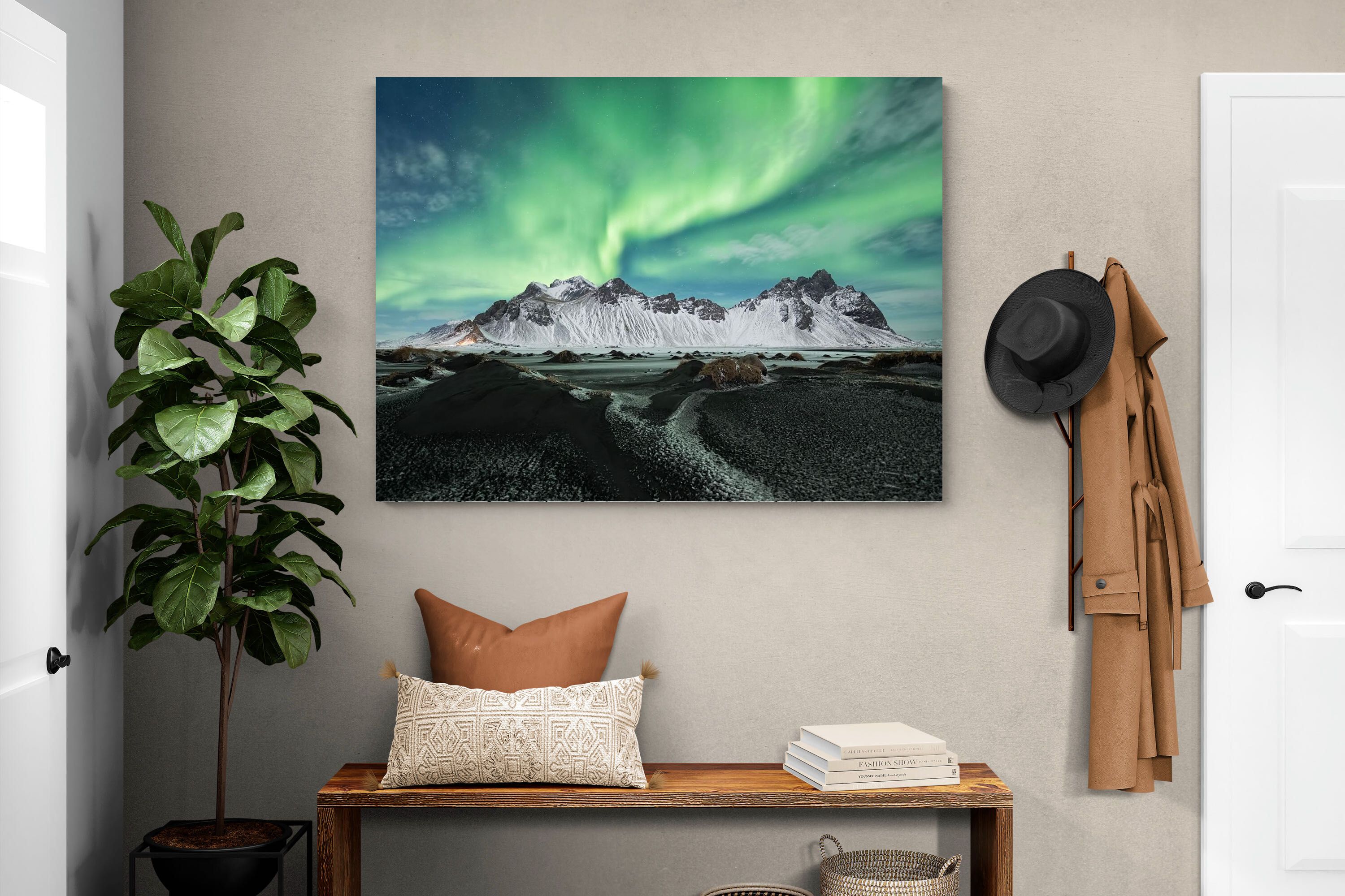 Pixalot Aurora Over Ice