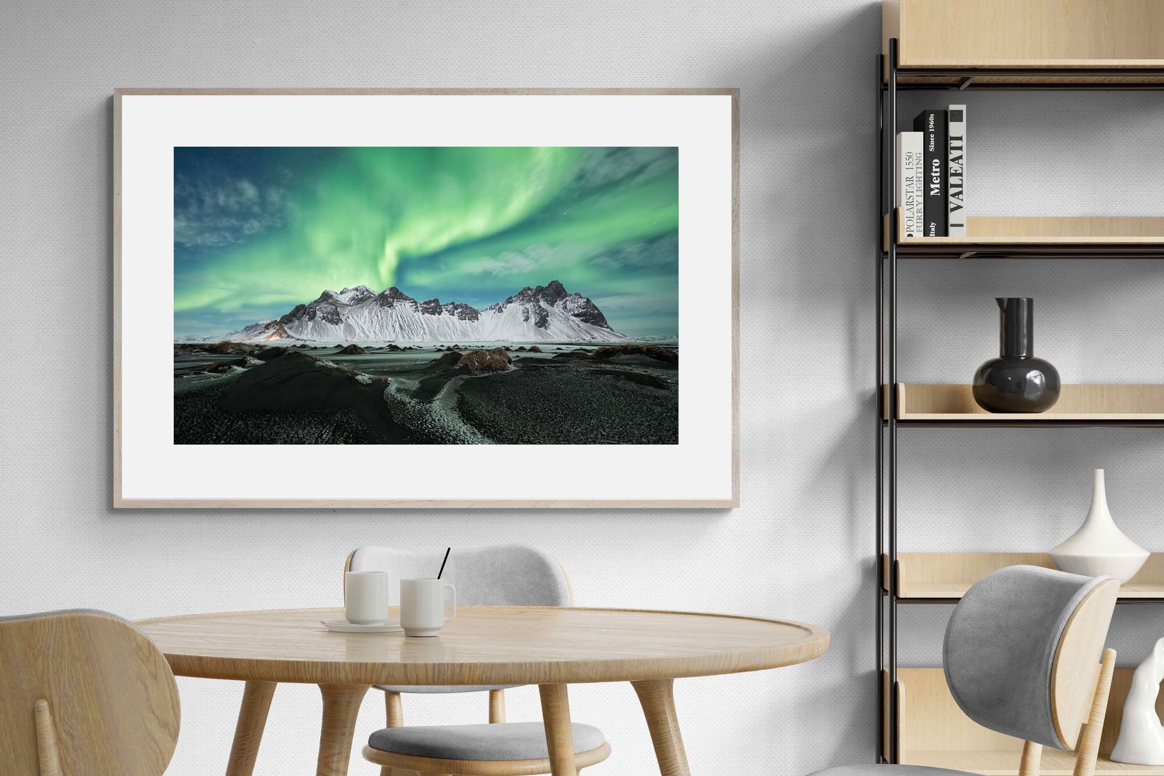 Pixalot Aurora Over Ice