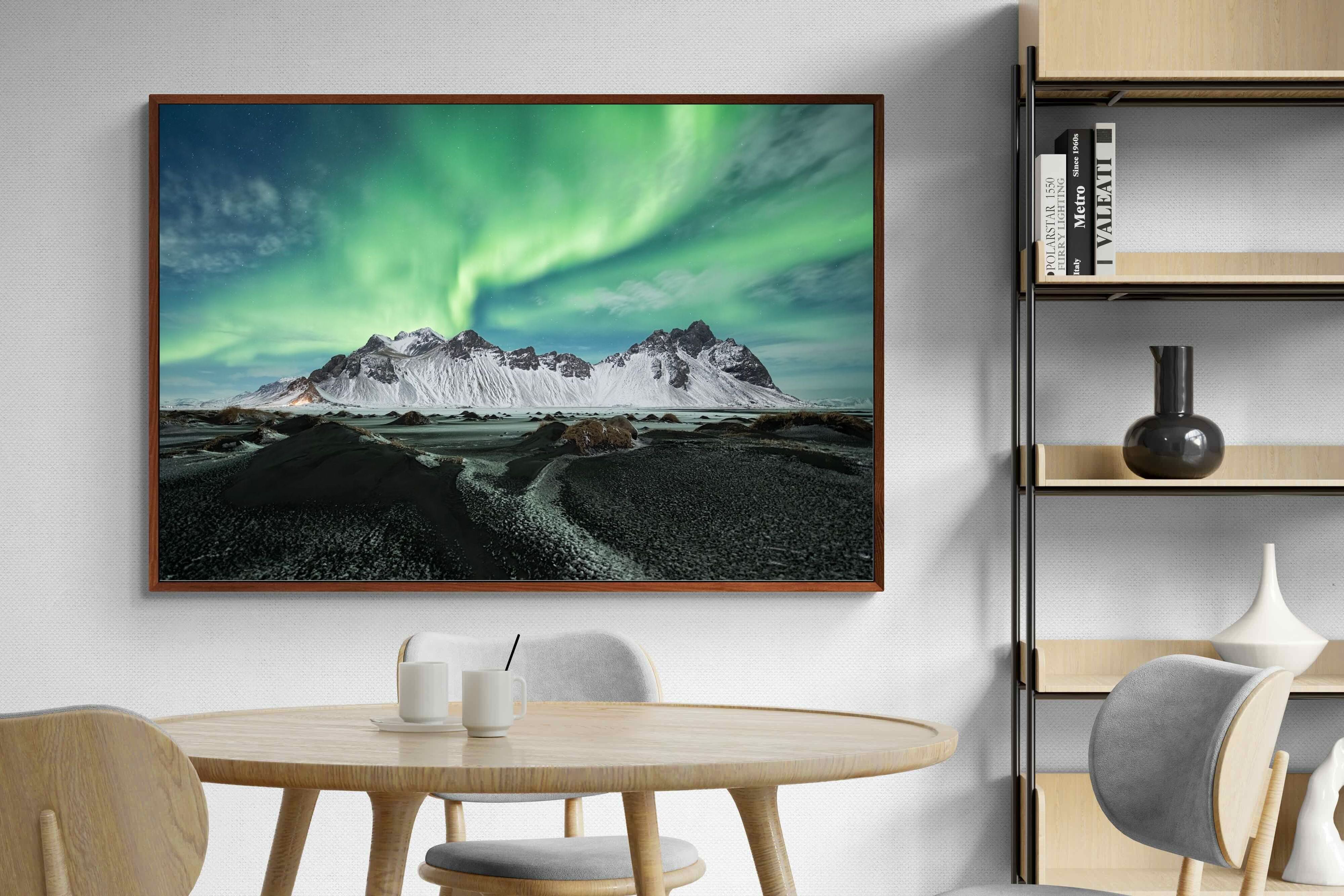 Pixalot Aurora Over Ice