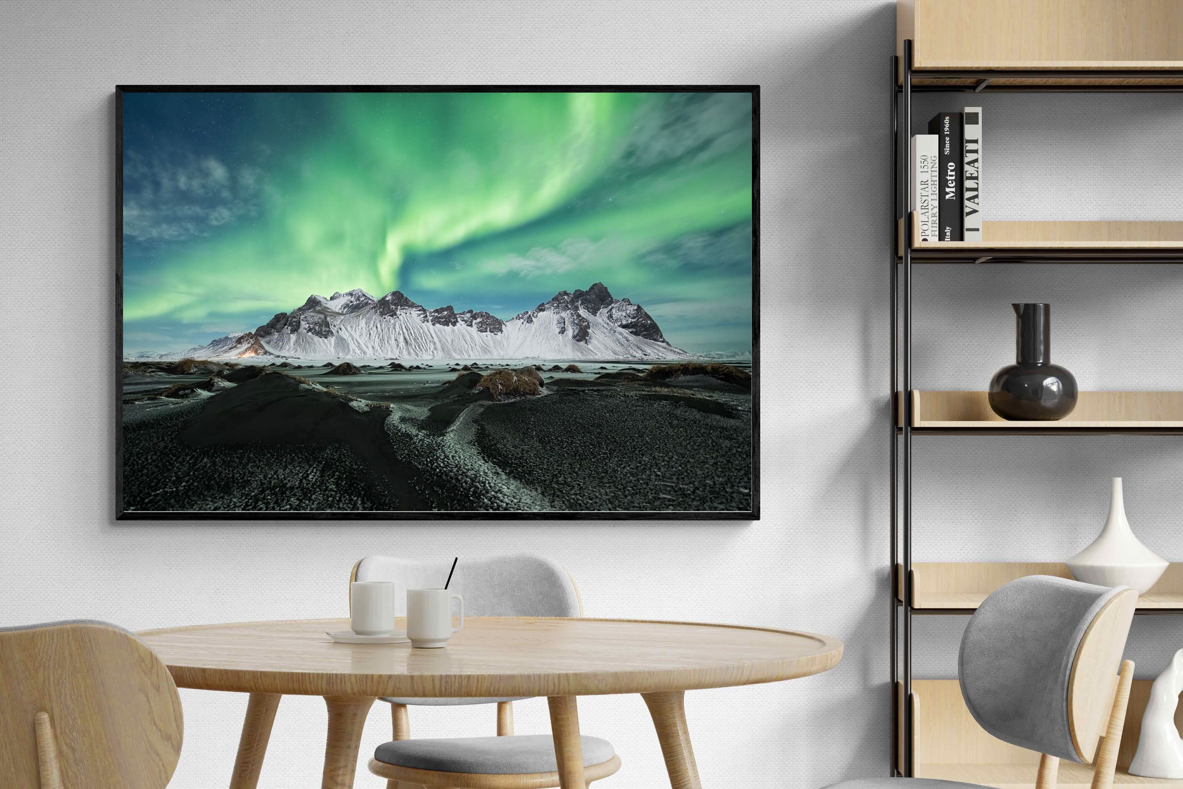 Pixalot Aurora Over Ice