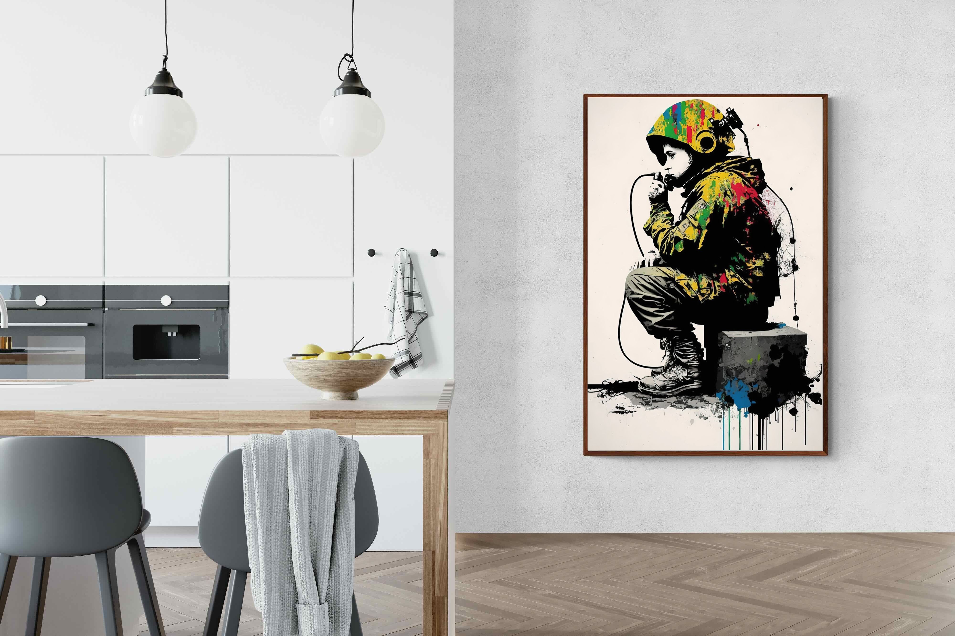 Pixalot Banksy Astronaut