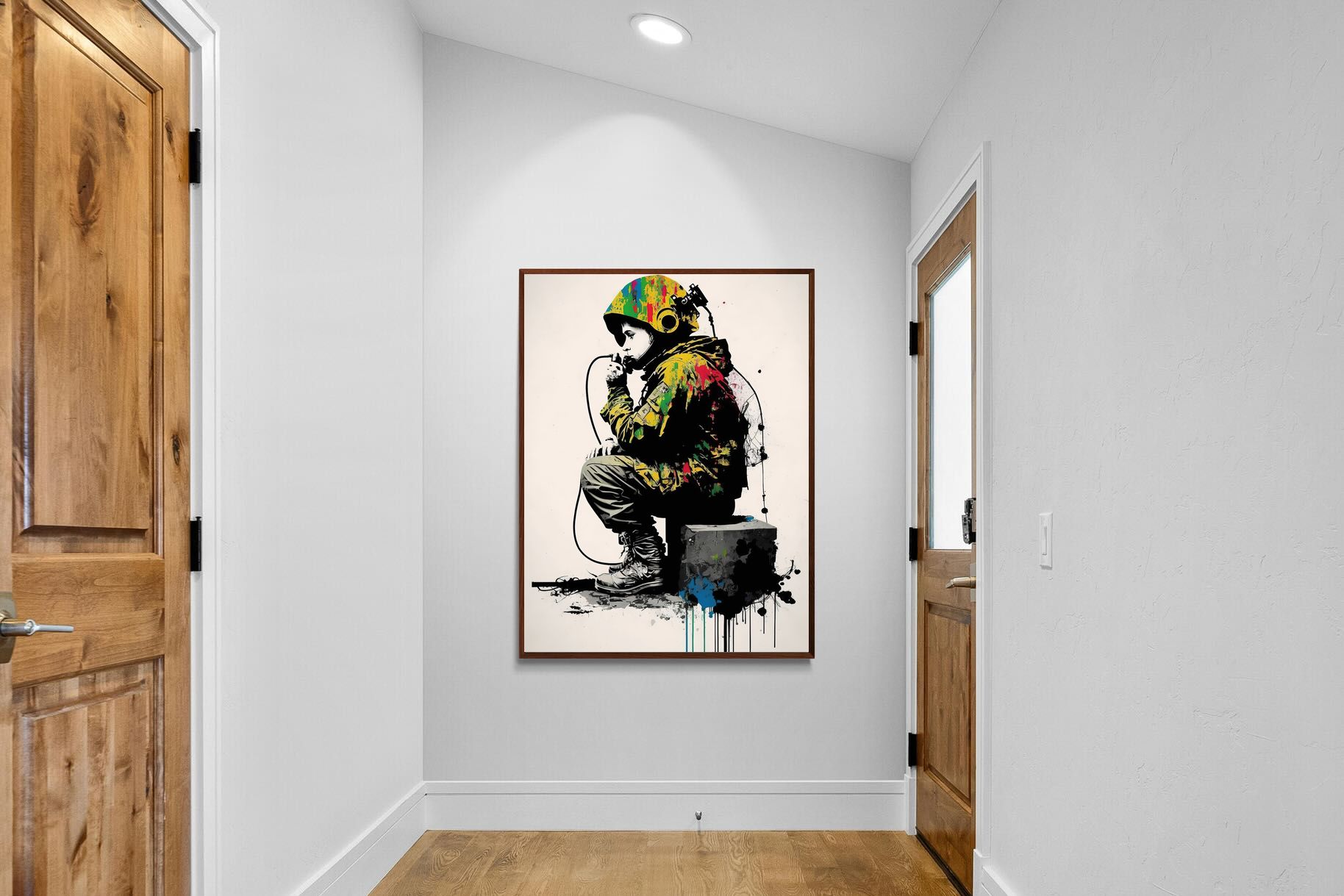 Pixalot Banksy Astronaut