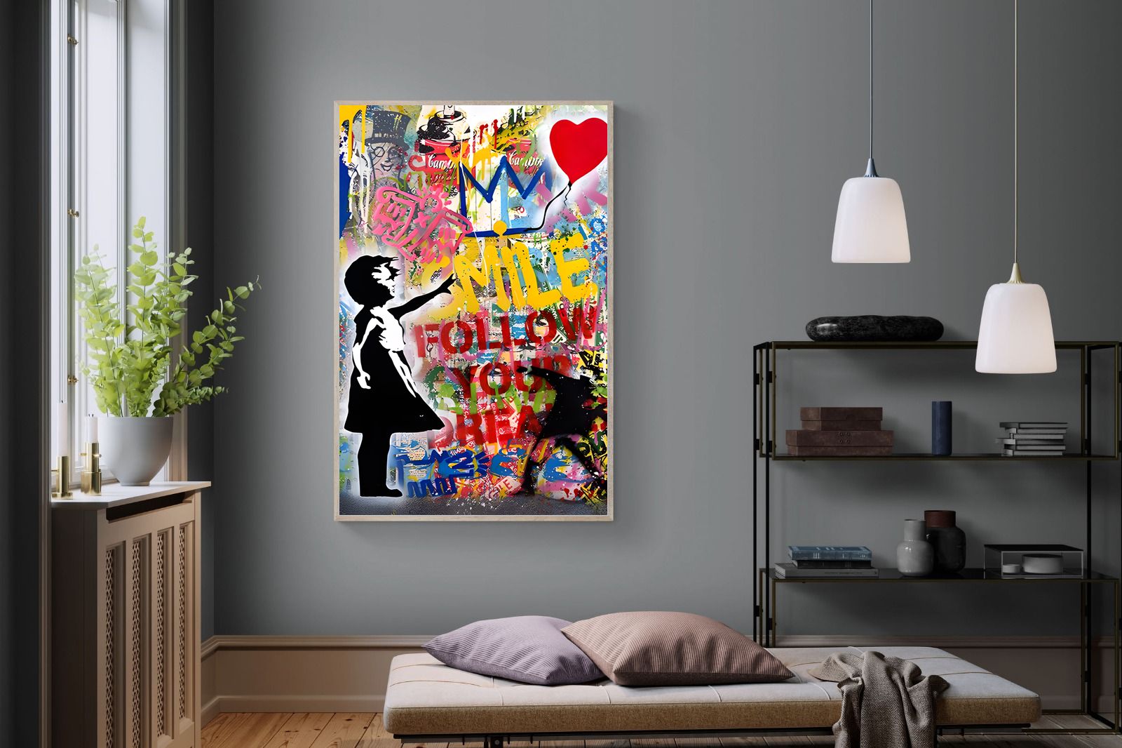 Pixalot Banksy Basquiat Tribute Art