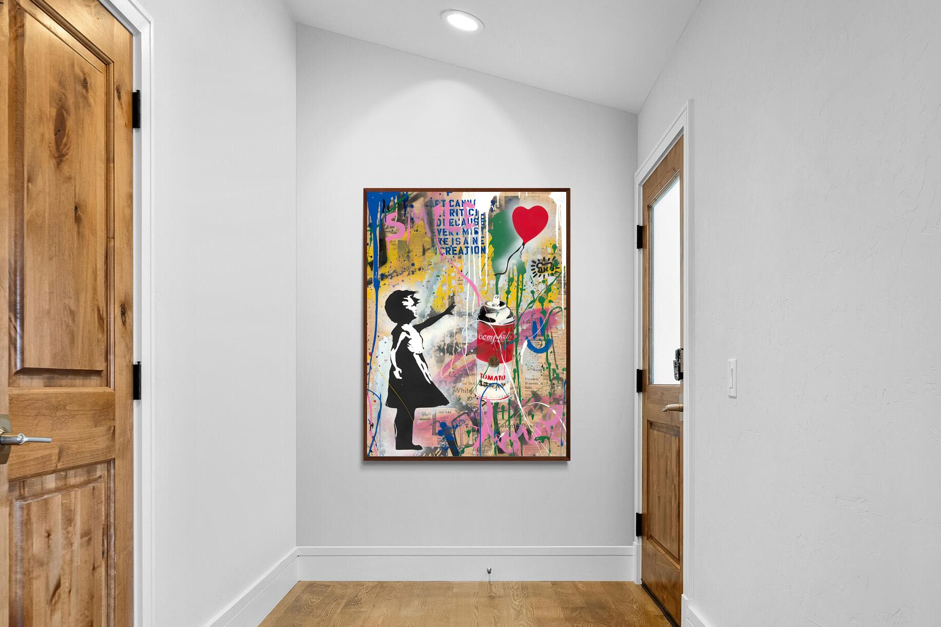 Pixalot Banksy Tribute Street Art